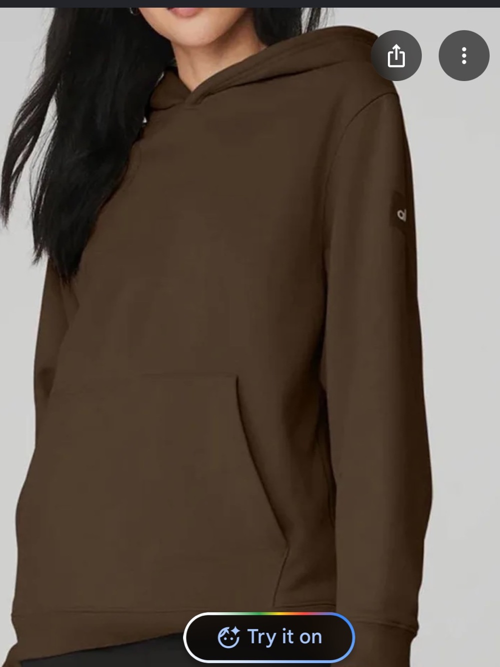 Alo “renown heavy weight hoodie” 
Size small
Excellent condition 
Brown color